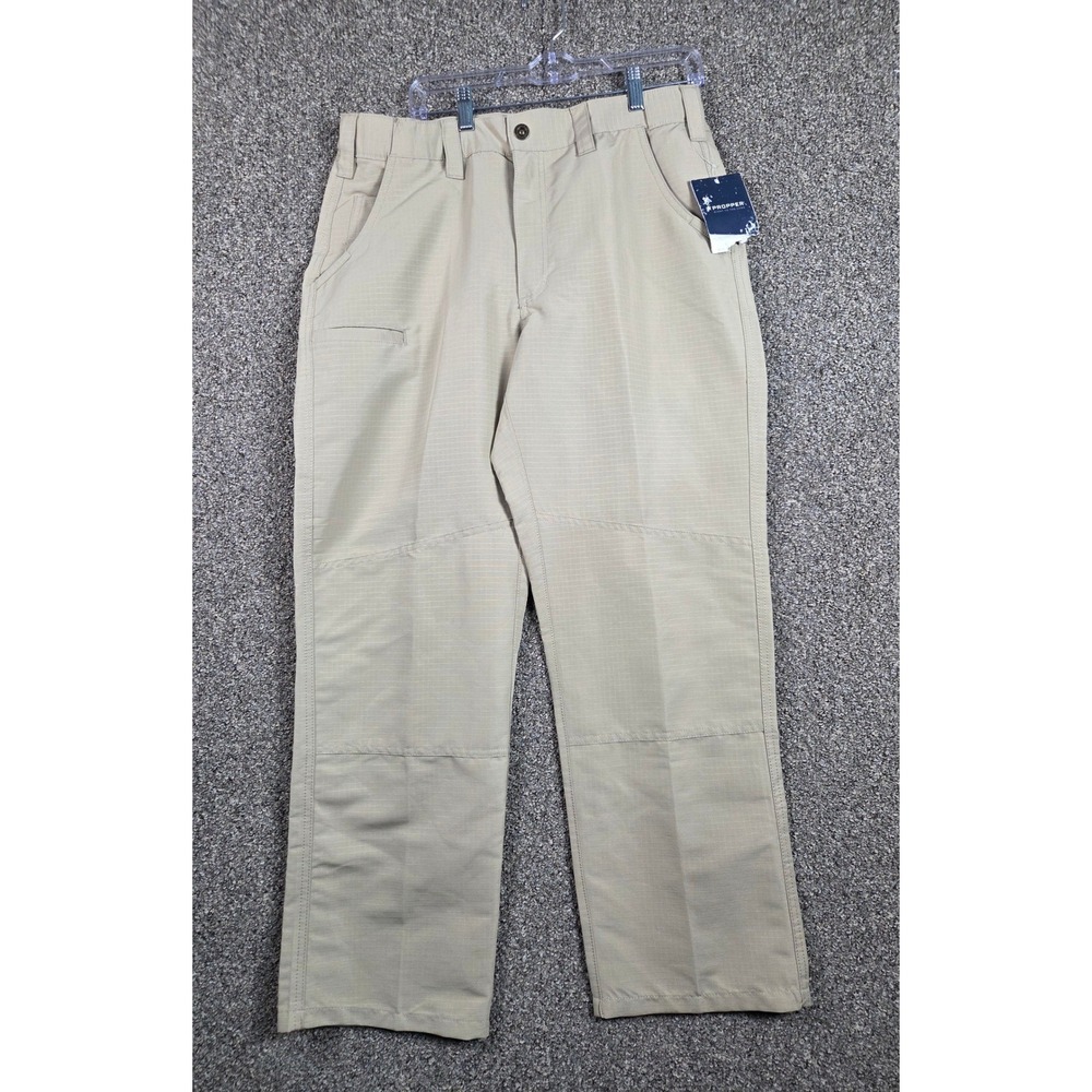 NWT Propper Tactical Pants Mens 34/30 Tan Khaki Ripstop Outdoors Streetwear